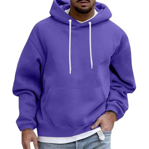 Men’s Hoodie – Oversized Fit – Cotton Feel – Kangaroo Pocket – Drawstring Hood