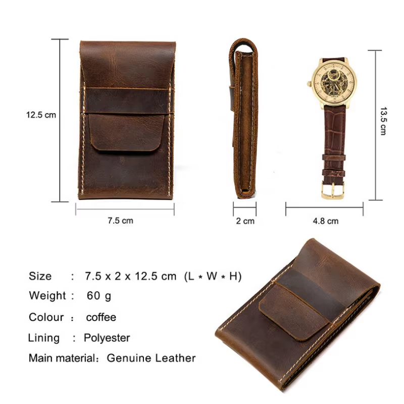 Heritage Leather Watch Case