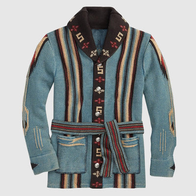Jack Washington Abstract Pattern Cardigan