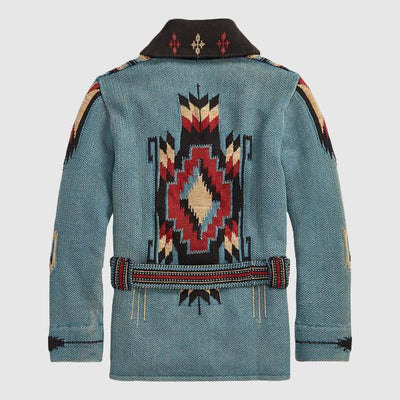Jack Washington Abstract Pattern Cardigan