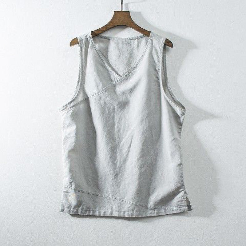 Jack Washington Retro Linen Vest