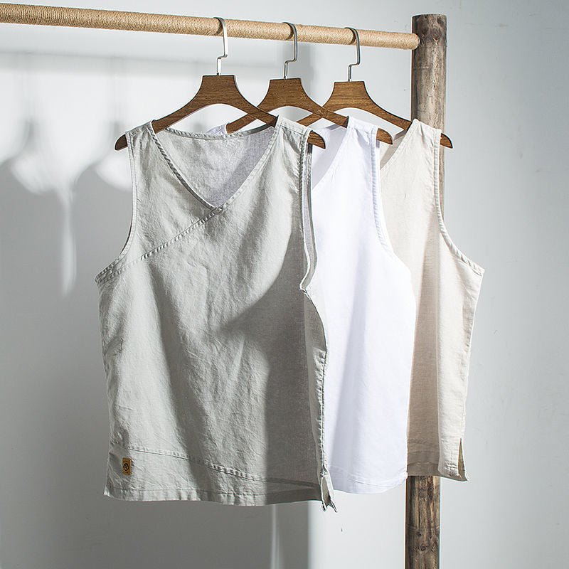 Jack Washington Retro Linen Vest
