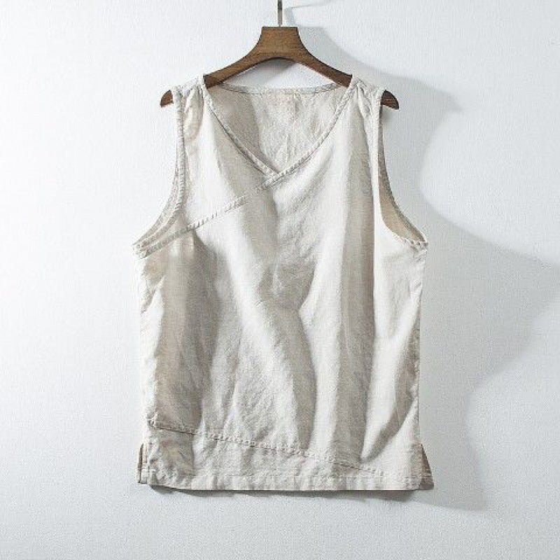 Jack Washington Retro Linen Vest