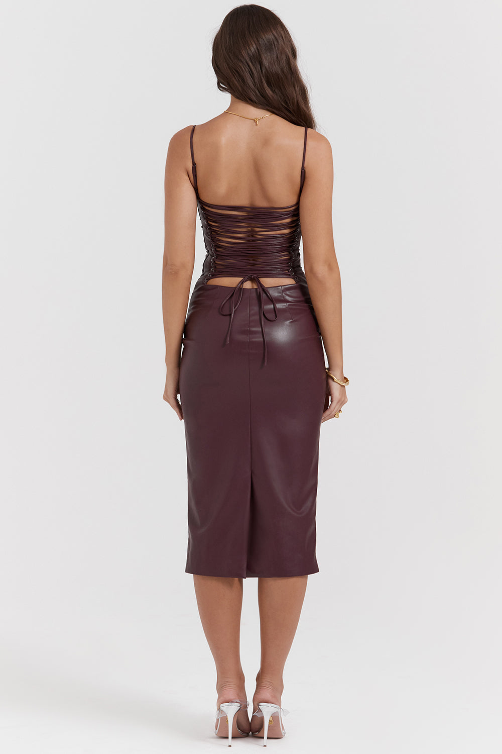 Avencea Leather Dress - A Sign of Bold Elegance and Style