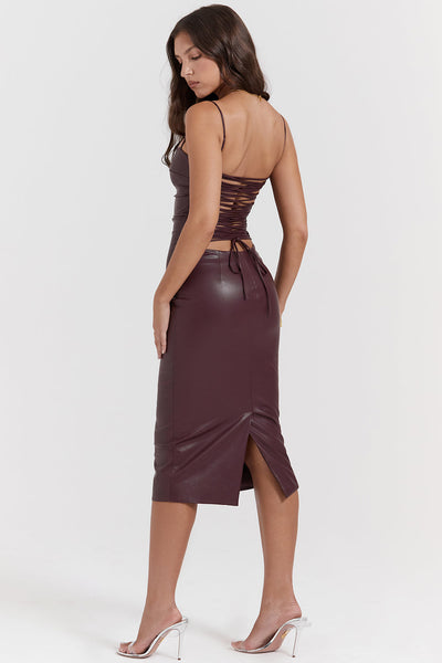 Avencea Leather Dress - A Sign of Bold Elegance and Style