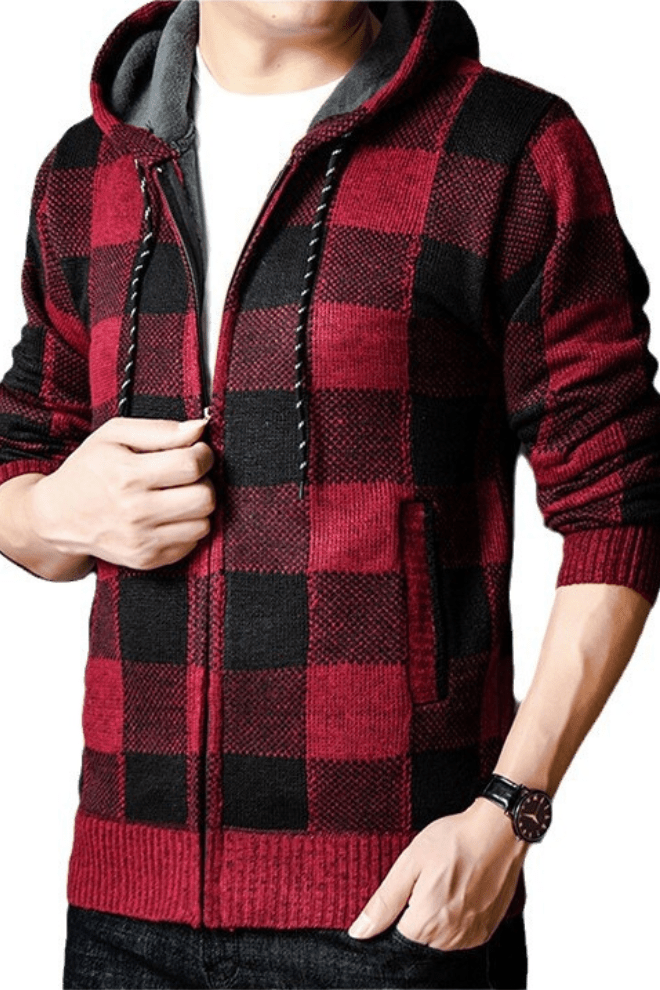 James Scott Checkered Casual Jacket