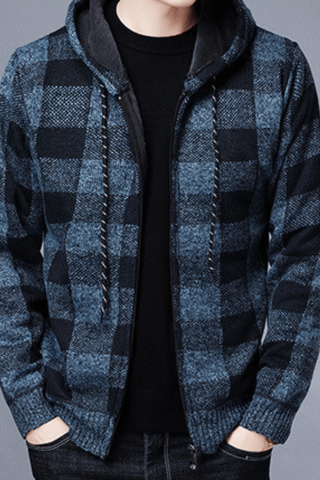 James Scott Checkered Casual Jacket