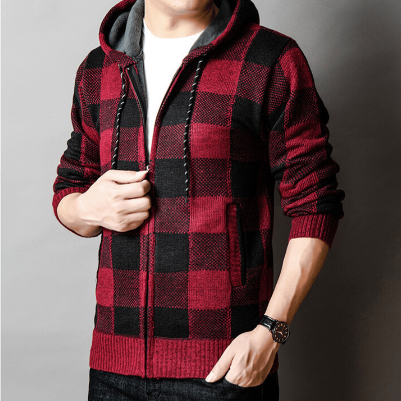 James Scott Checkered Casual Jacket