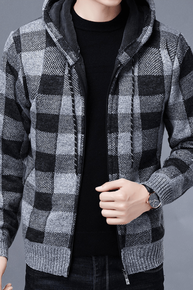 James Scott Checkered Casual Jacket