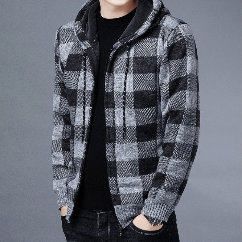 James Scott Checkered Casual Jacket