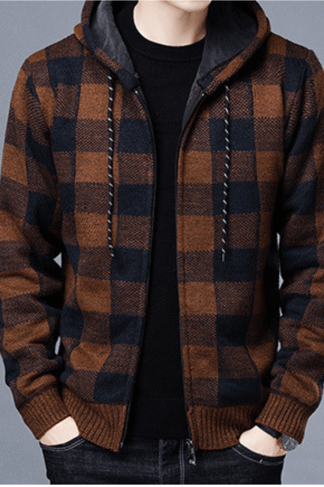 James Scott Checkered Casual Jacket