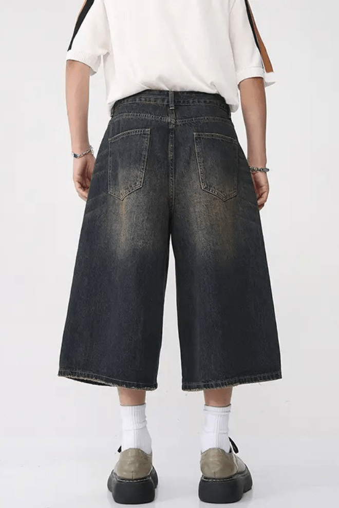 James Scott Retro Denim Shorts