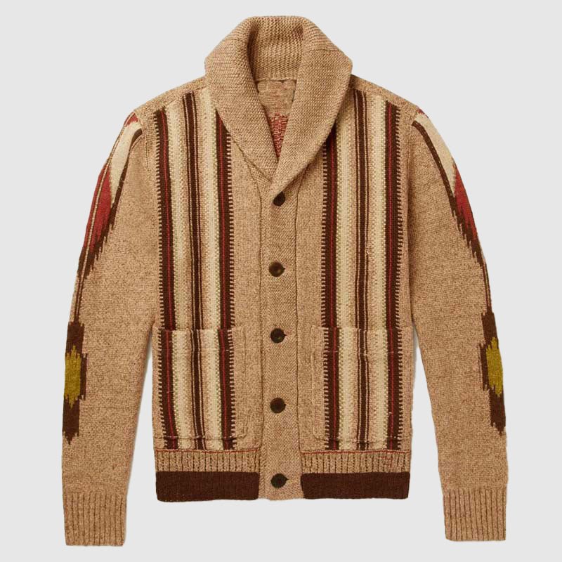 James Vintage Jacquard Cardigan