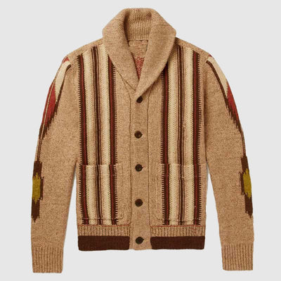 James Vintage Jacquard Cardigan