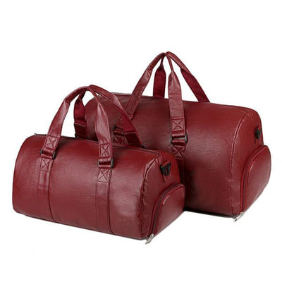 CASUAL LEATHER TRAVEL BAG 65239526X