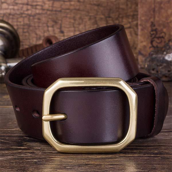 VINTAGE COWHIDE BELT 58689197W