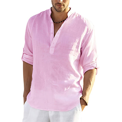 Avencea - Cotton-Linen Summer Shirt for Men