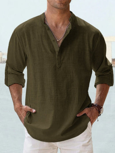 DANTE | RELAXED HENLEY SHIRT