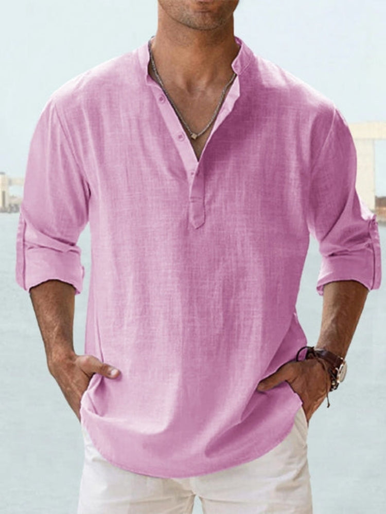 DANTE | RELAXED HENLEY SHIRT