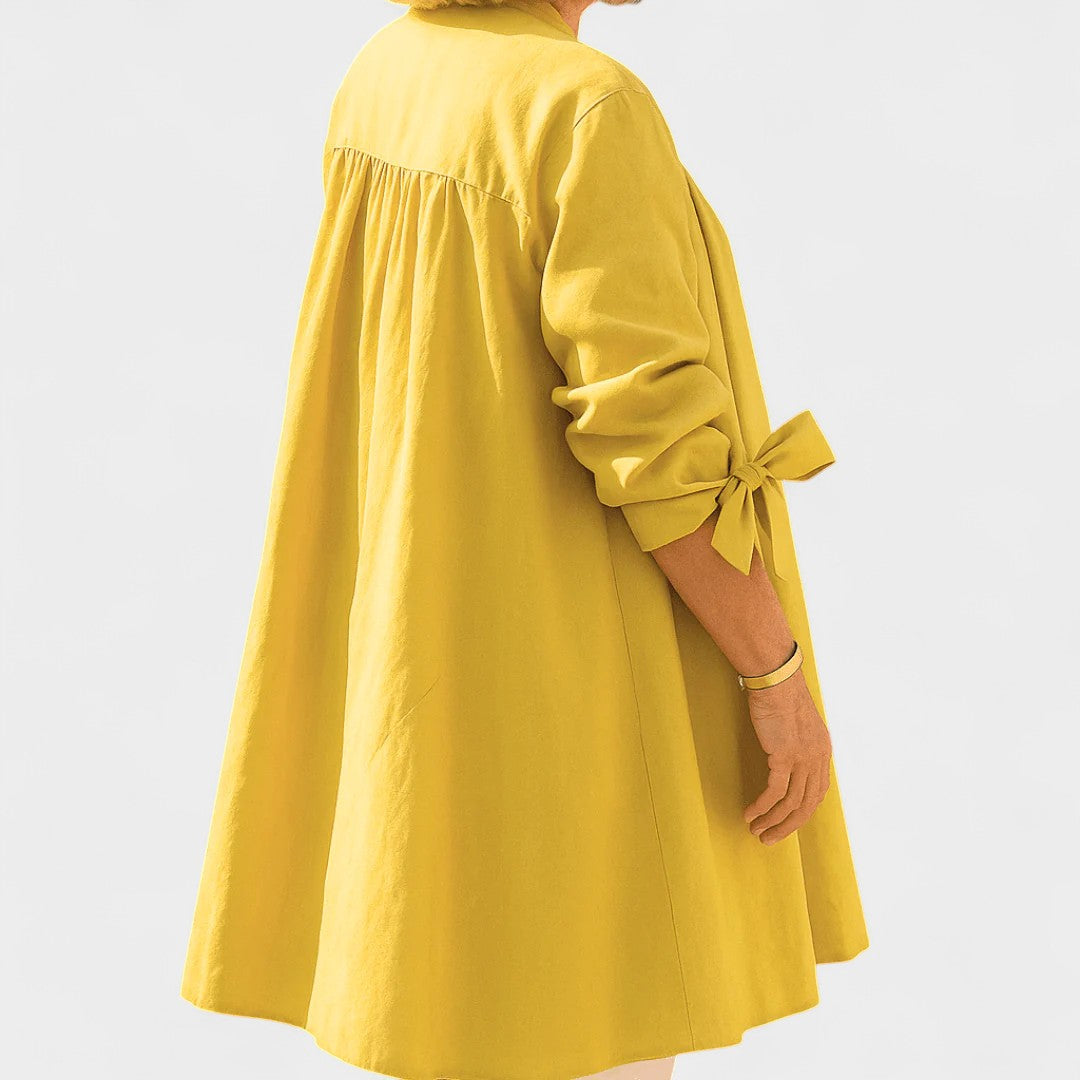 NORTHLINE STUDIO | LONG BUTTON BLOUSE