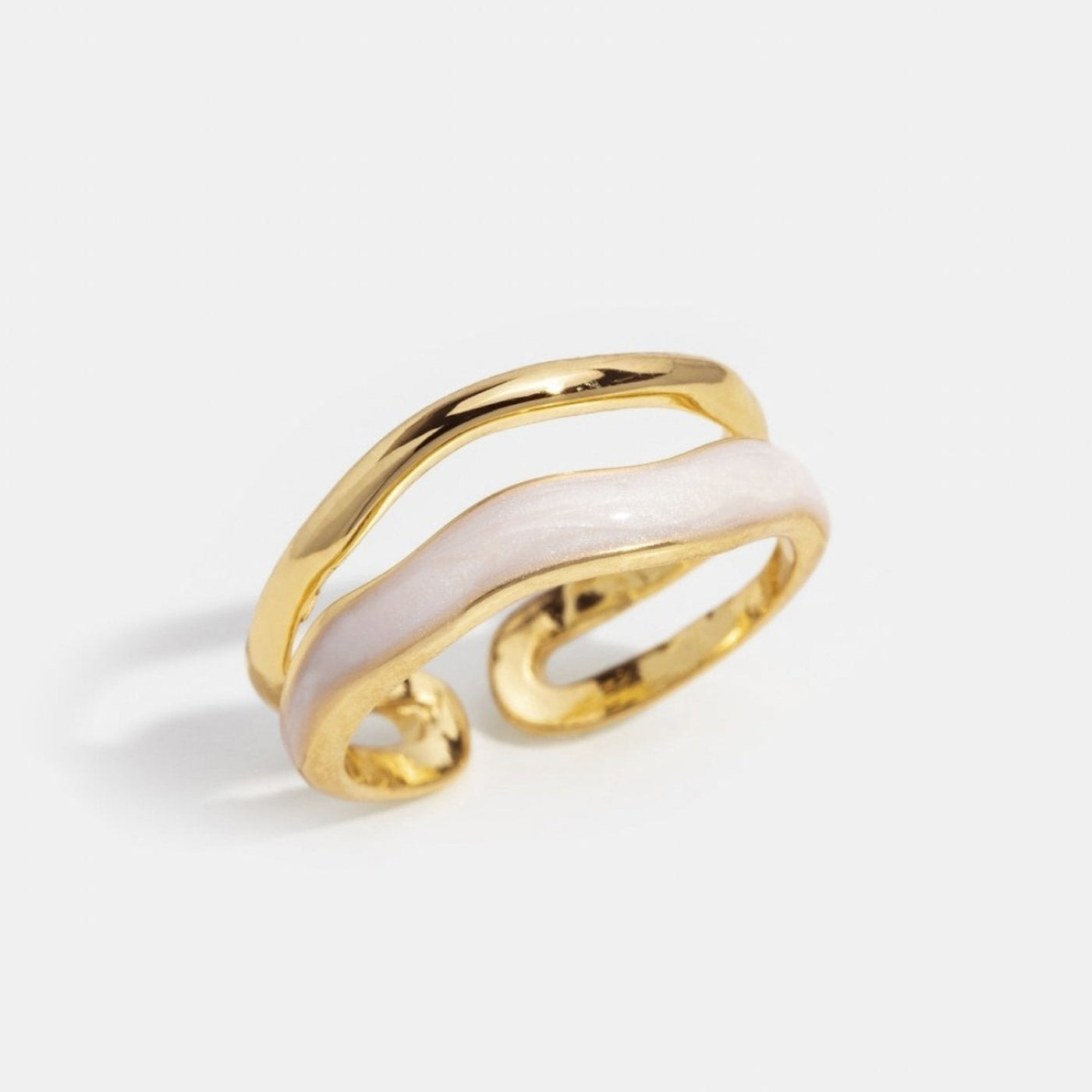 Sahara Multi-Layered Gold Ring
