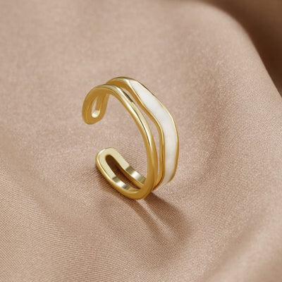 Sahara Multi-Layered Gold Ring