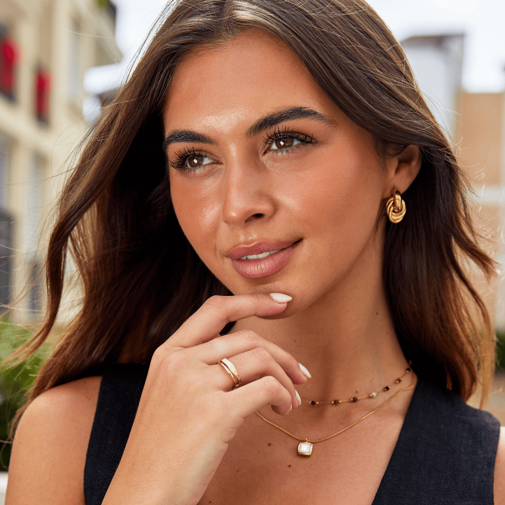 Sahara Multi-Layered Gold Ring