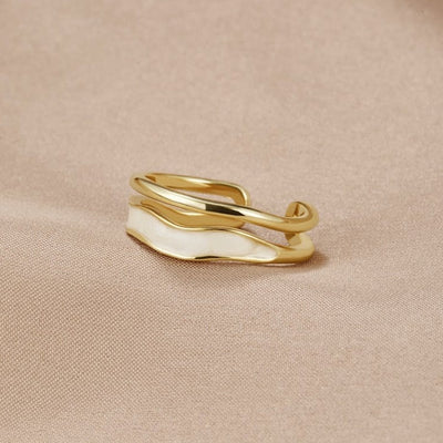 Sahara Multi-Layered Gold Ring