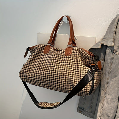 Avenue Houndstooth Weekender Bag