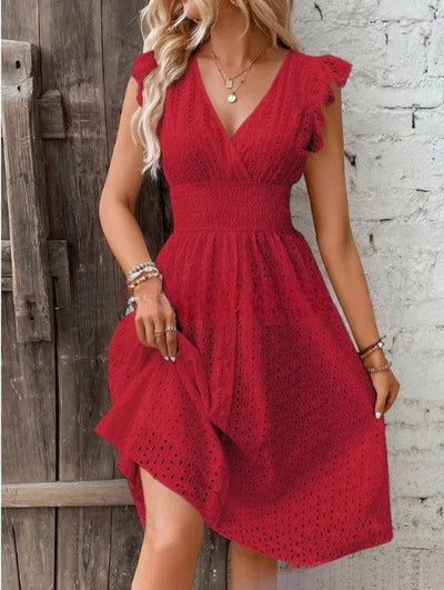 Olivia™ - Stylish Hollow Out Lace Dress