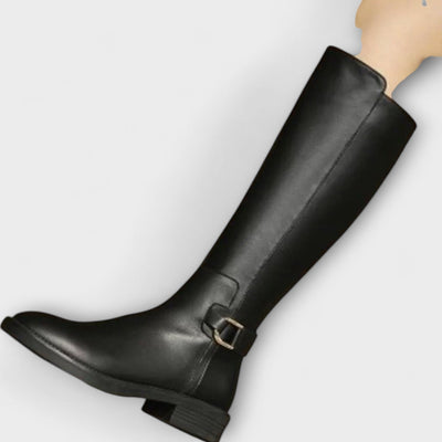 Elaina | Leather Knee-High Boot