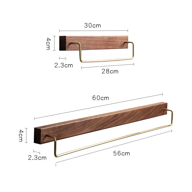 Vinthentic Wooden Bath Towel Rail