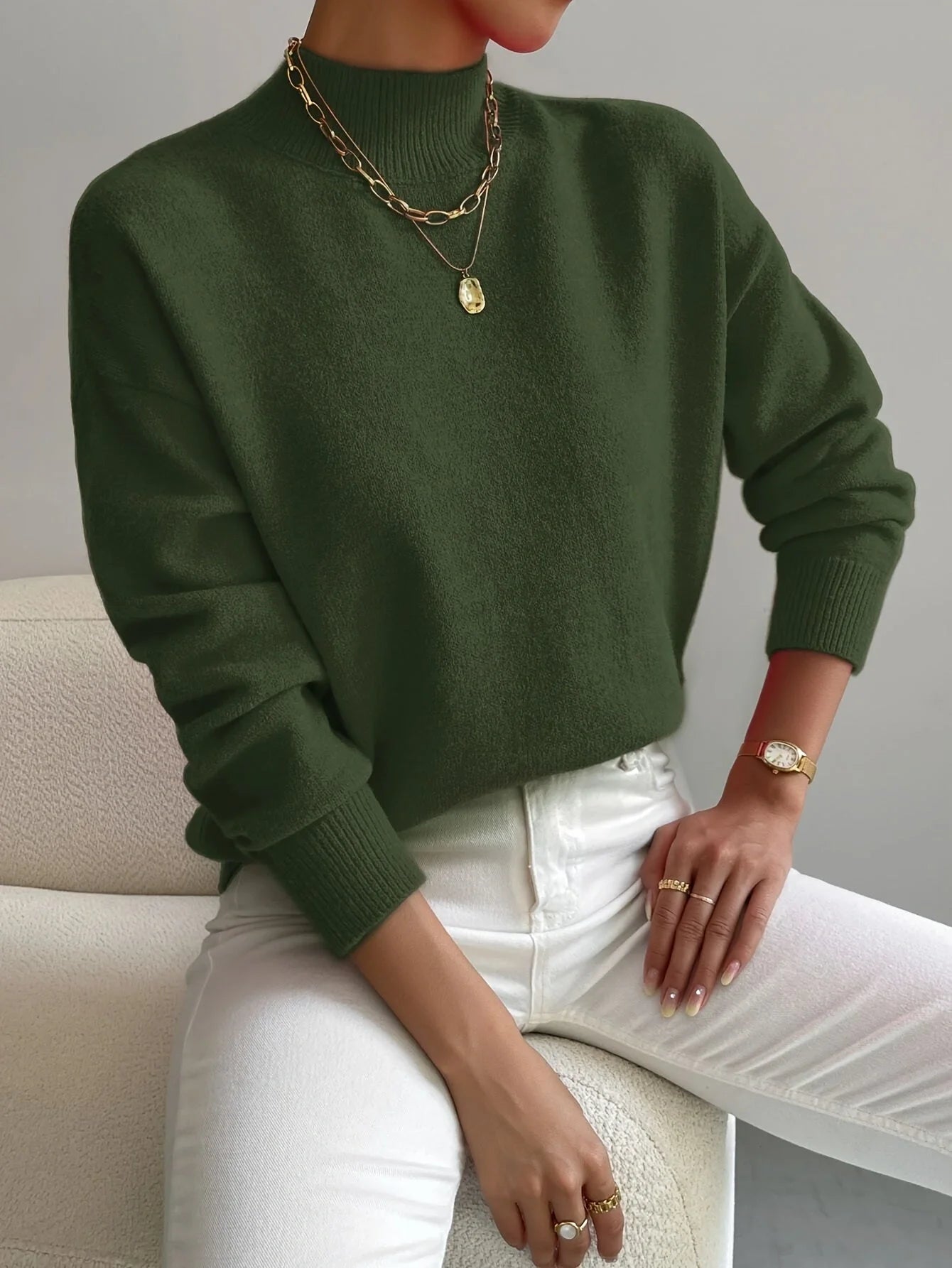 THE OLIVARA | KNIT SWEATER
