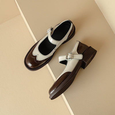 Perlina – Flat Washed Cowhide Shoes