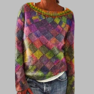 Ivy | Stylish Ribbed Knit Sweater