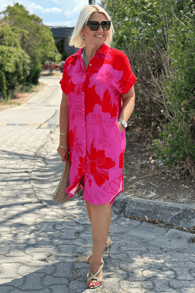 Naomi – Dress with floral print