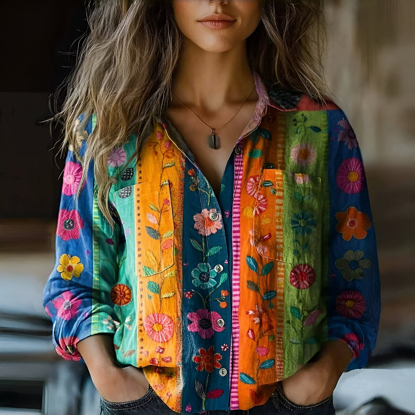Romane™ | Colorful and Joyful Blouse