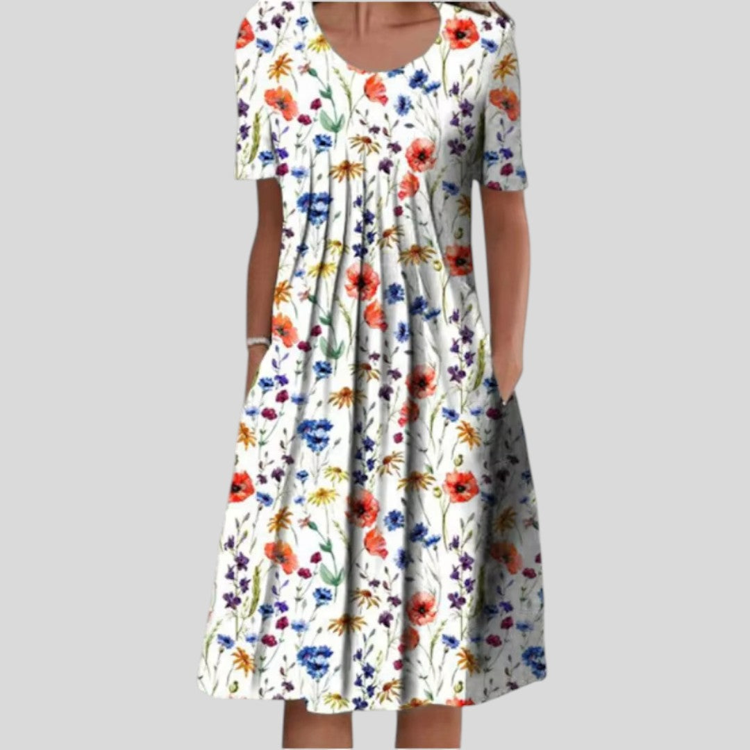 Sophie | Floral Grace Pocket Dress