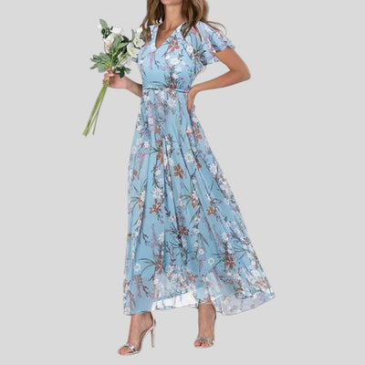 Clara | Elegant Flow Midi Dress