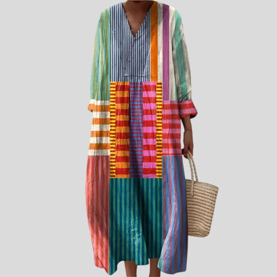 Selma | Striped Comfort Maxi Dress