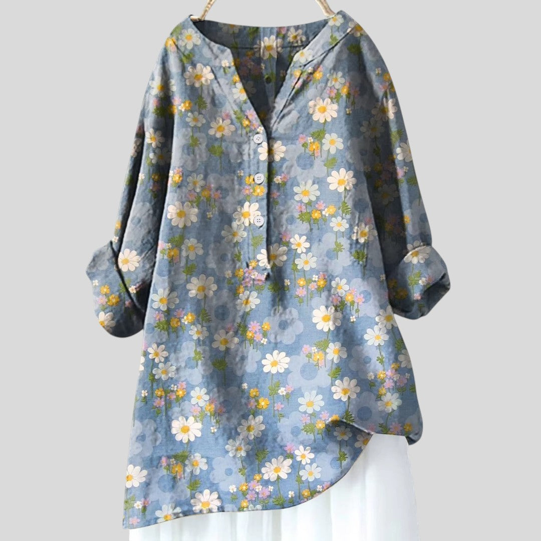 Caroline | Casual Elegant Floral Blouse