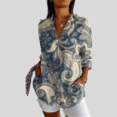 Nina | Casual Charming Blouse with Floral Print