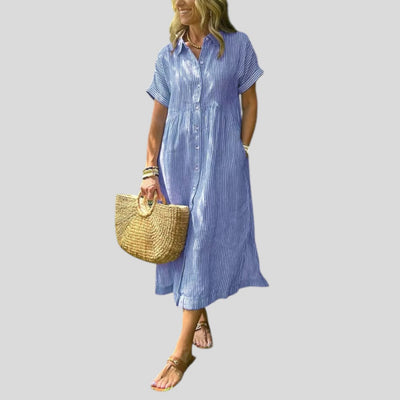 Freja | Light Button-Front Summer Dress