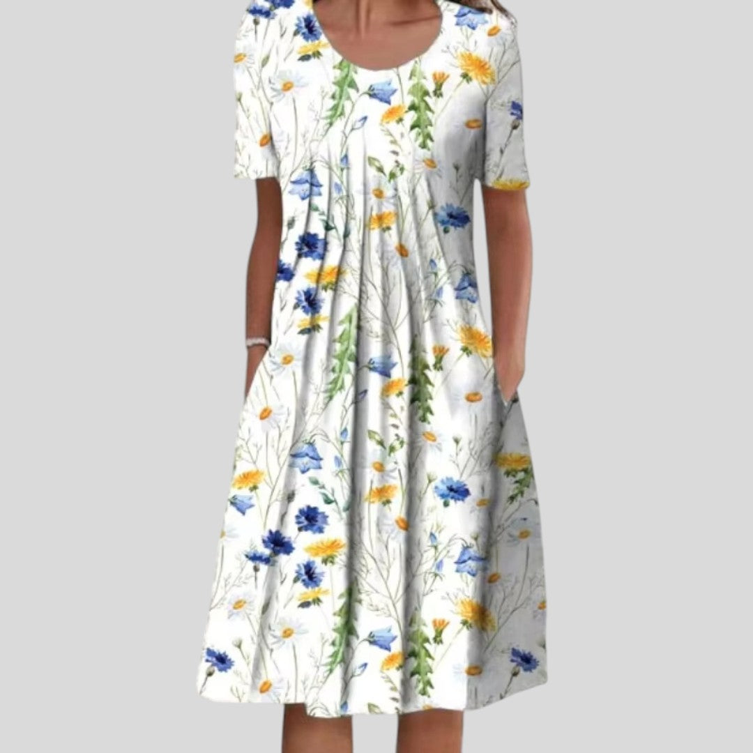 Leilani | Summer Bloom Ruffle Party Dress