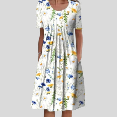 Leilani | Summer Bloom Ruffle Party Dress