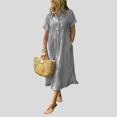 Freja | Light Button-Front Summer Dress