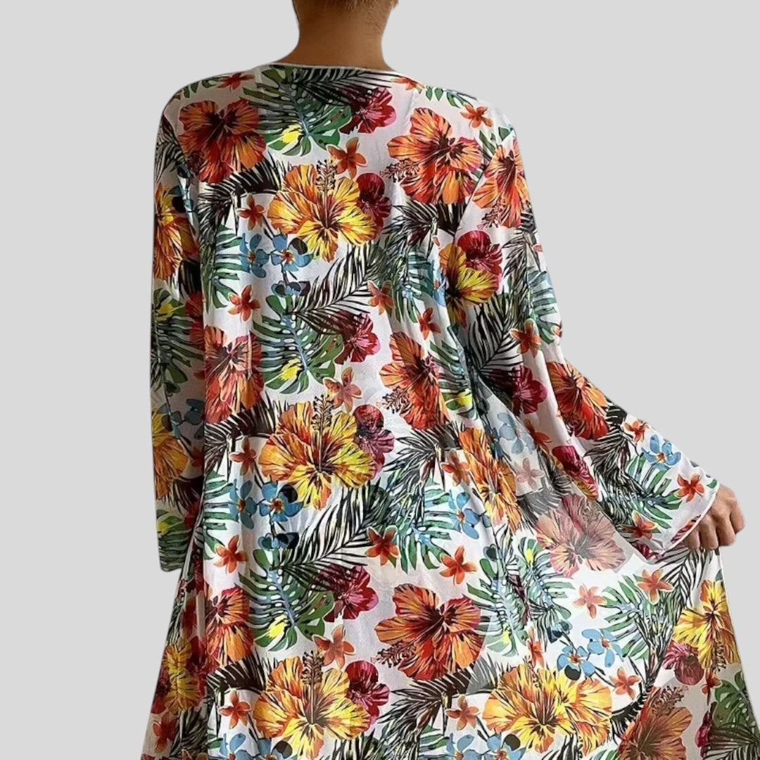 Ellie | Elegant Tropical Floral Bikini Set