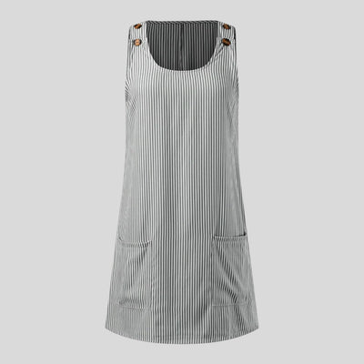 Signe | Light Stripe Summer Dress