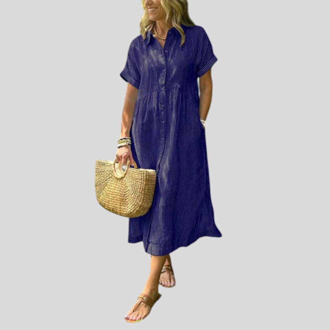 Freja | Light Button-Front Summer Dress