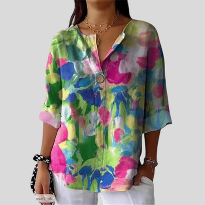 Flora | Casual Blouse with Floral Print
